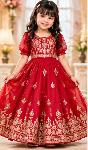 Wine Red Kids Festive Co-ord